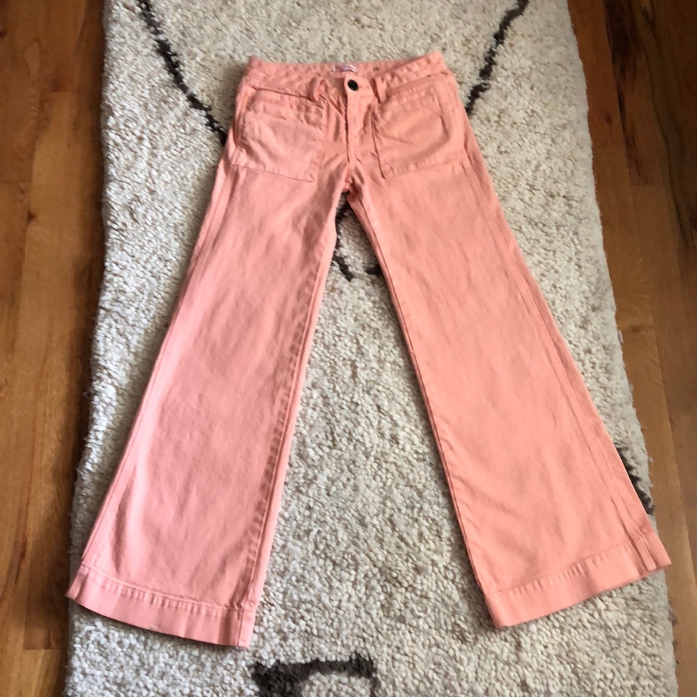 Peach Wide Leg Quicksilver Jeans